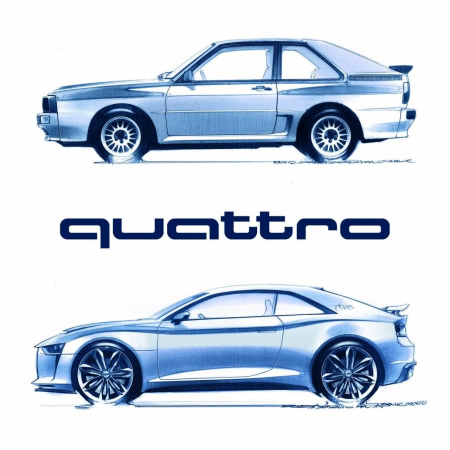Эскиз Audi Quattro Concept 2010 года  (фото 20 из 119)